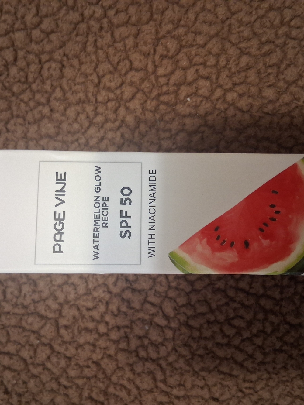 PageVine Watermelon Glow SPF 50 Sunscreen - White